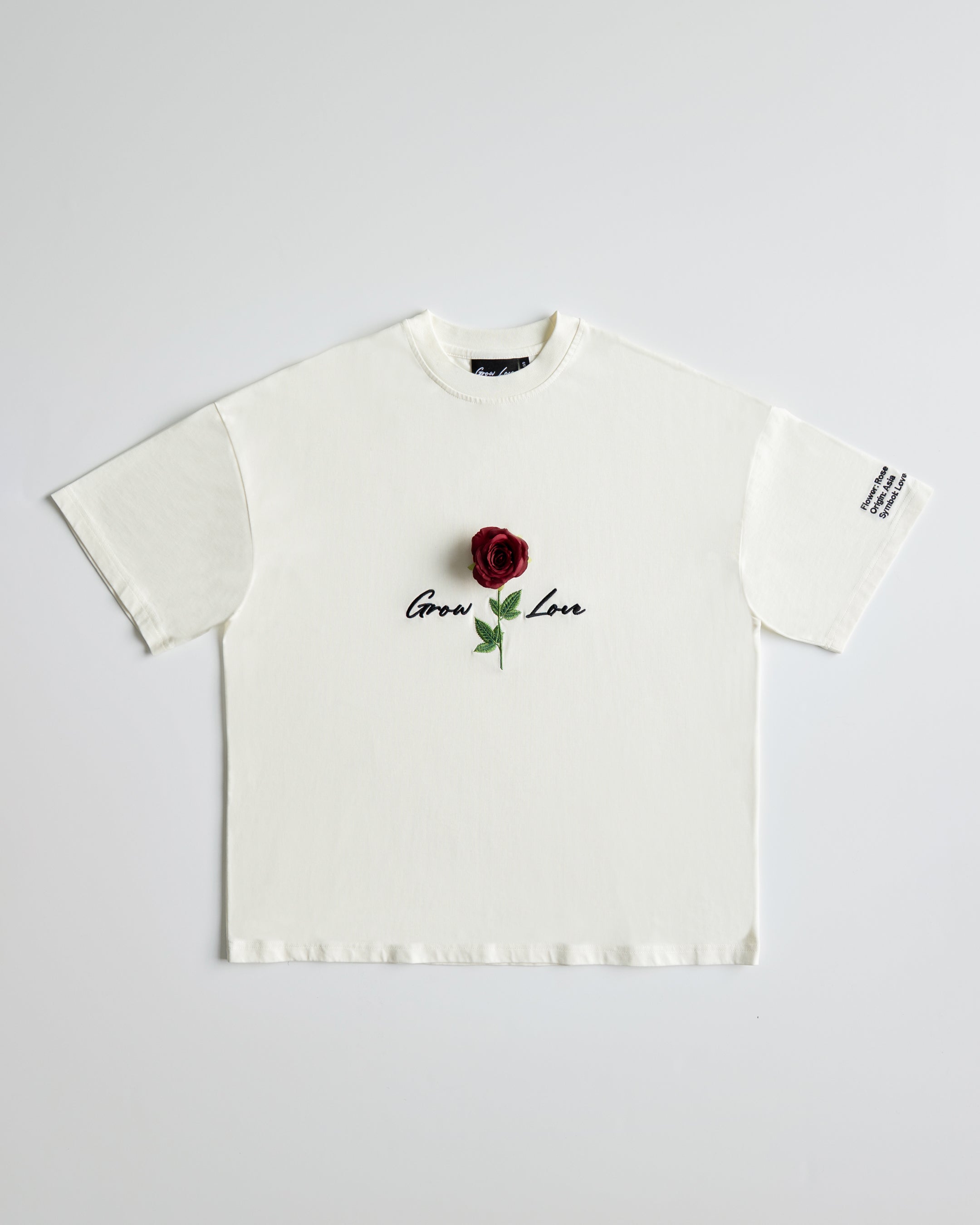 Off White Box Tee – In Between Bloom (+1 Flower)