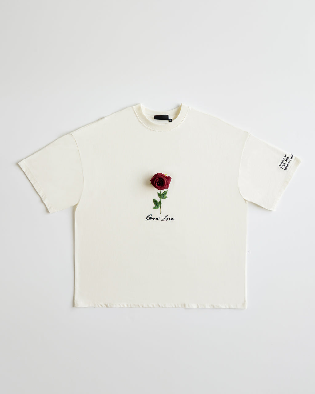 Off White Box Tee – Below the Bloom (+1 Flower)