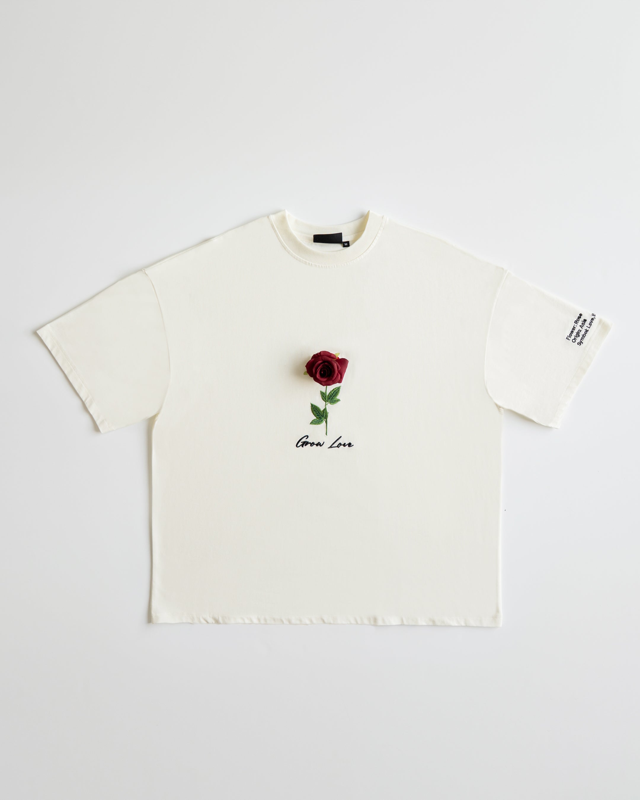 Off White Box Tee – Below the Bloom (+1 Flower)