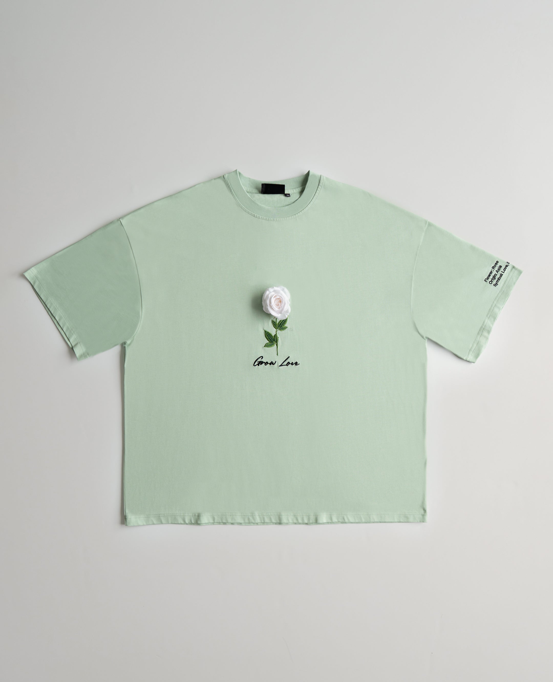 Sage Green Box Tee – Below the Bloom