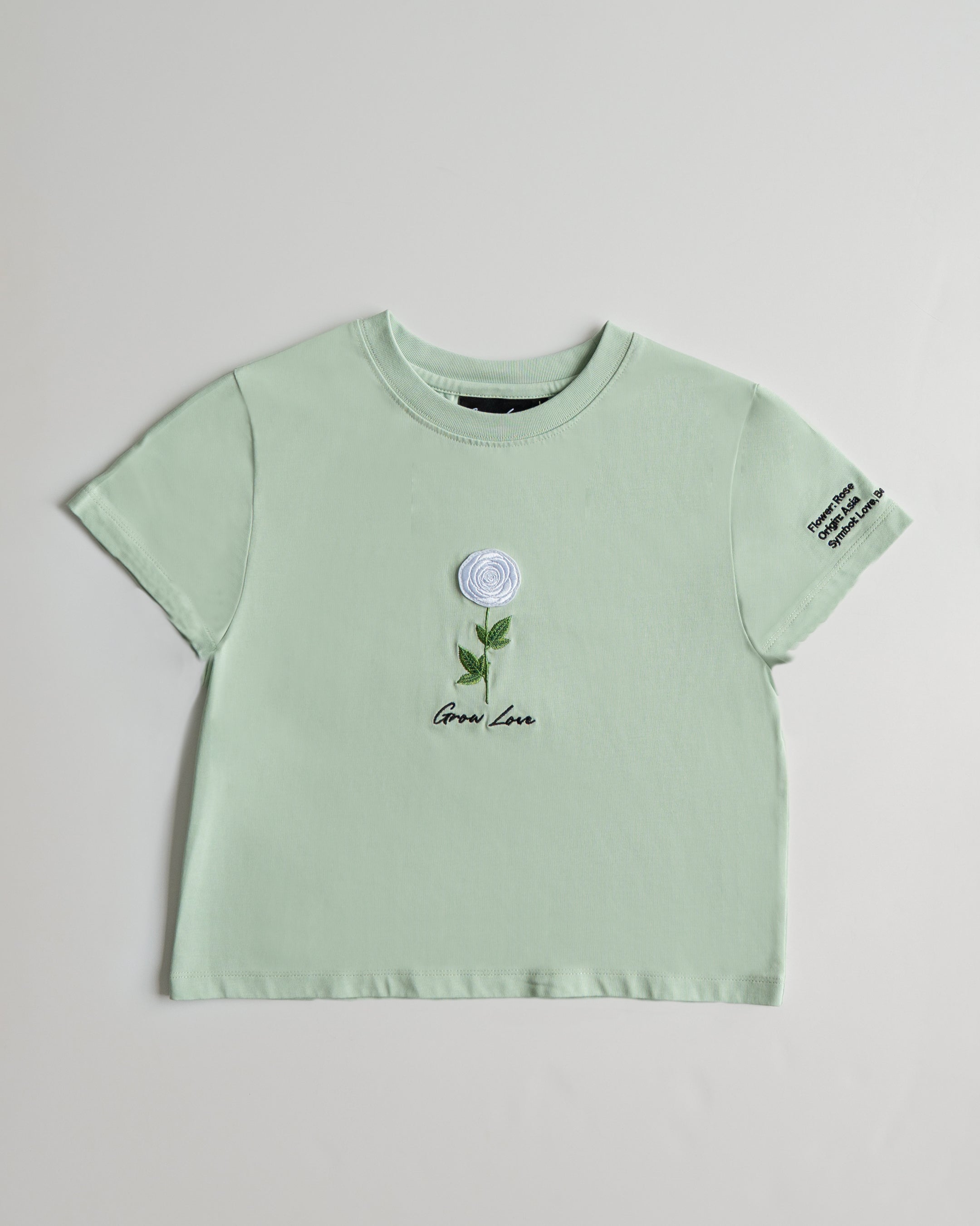 Sage Green Short Tee – Below the Bloom