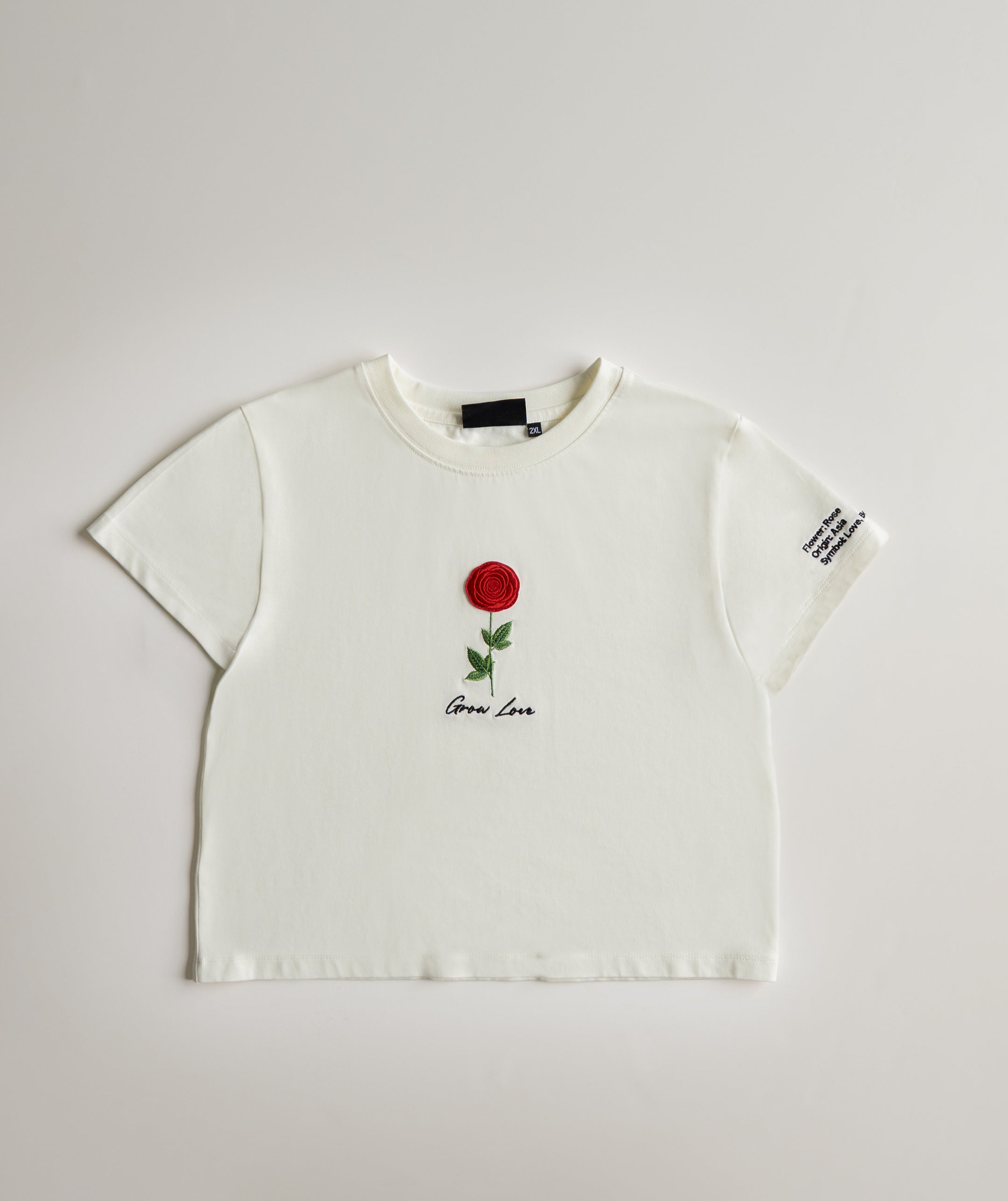 Off White Short Tee – Below the Bloom (Shirt Only)