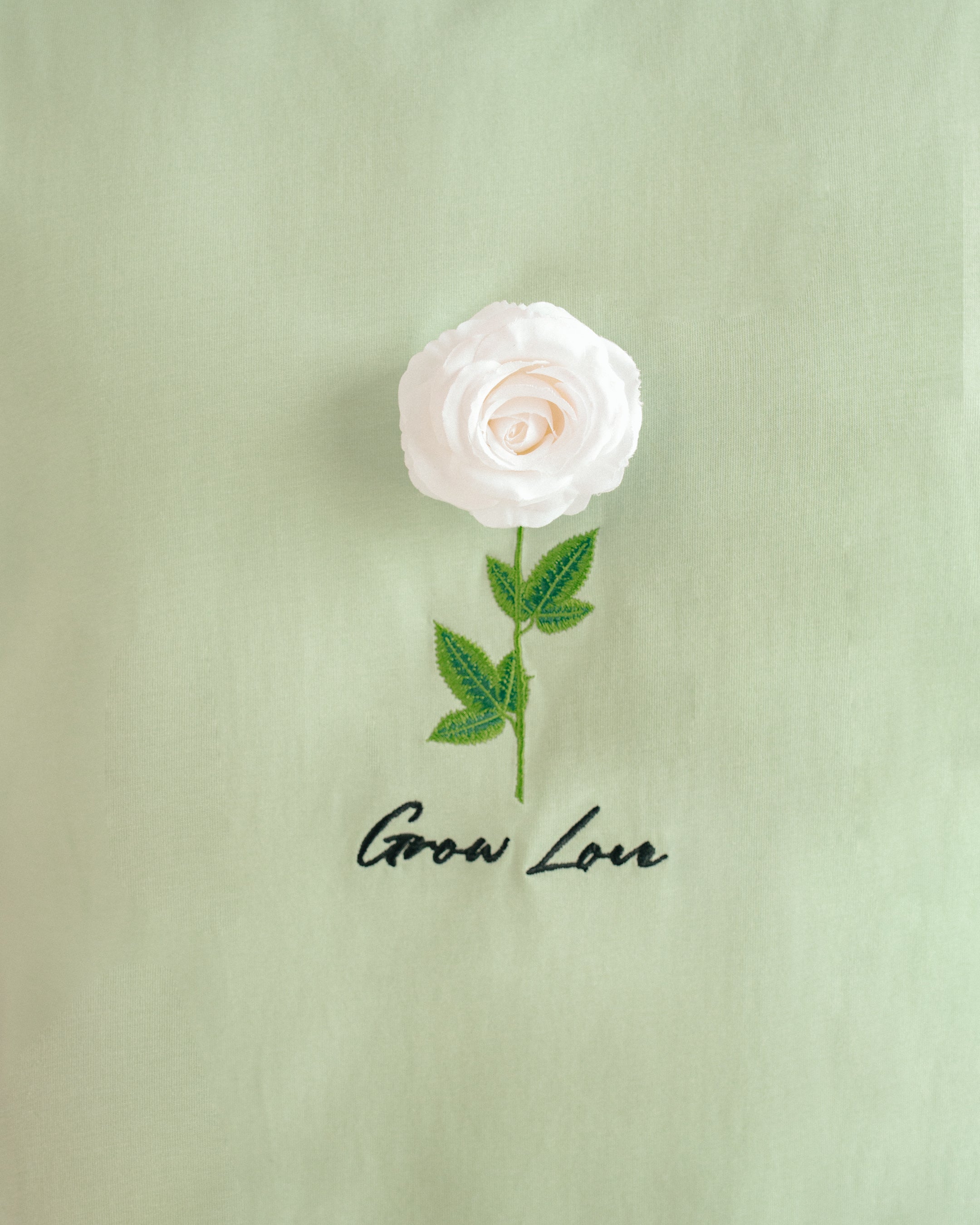 Sage Green Box Tee – Below the Bloom