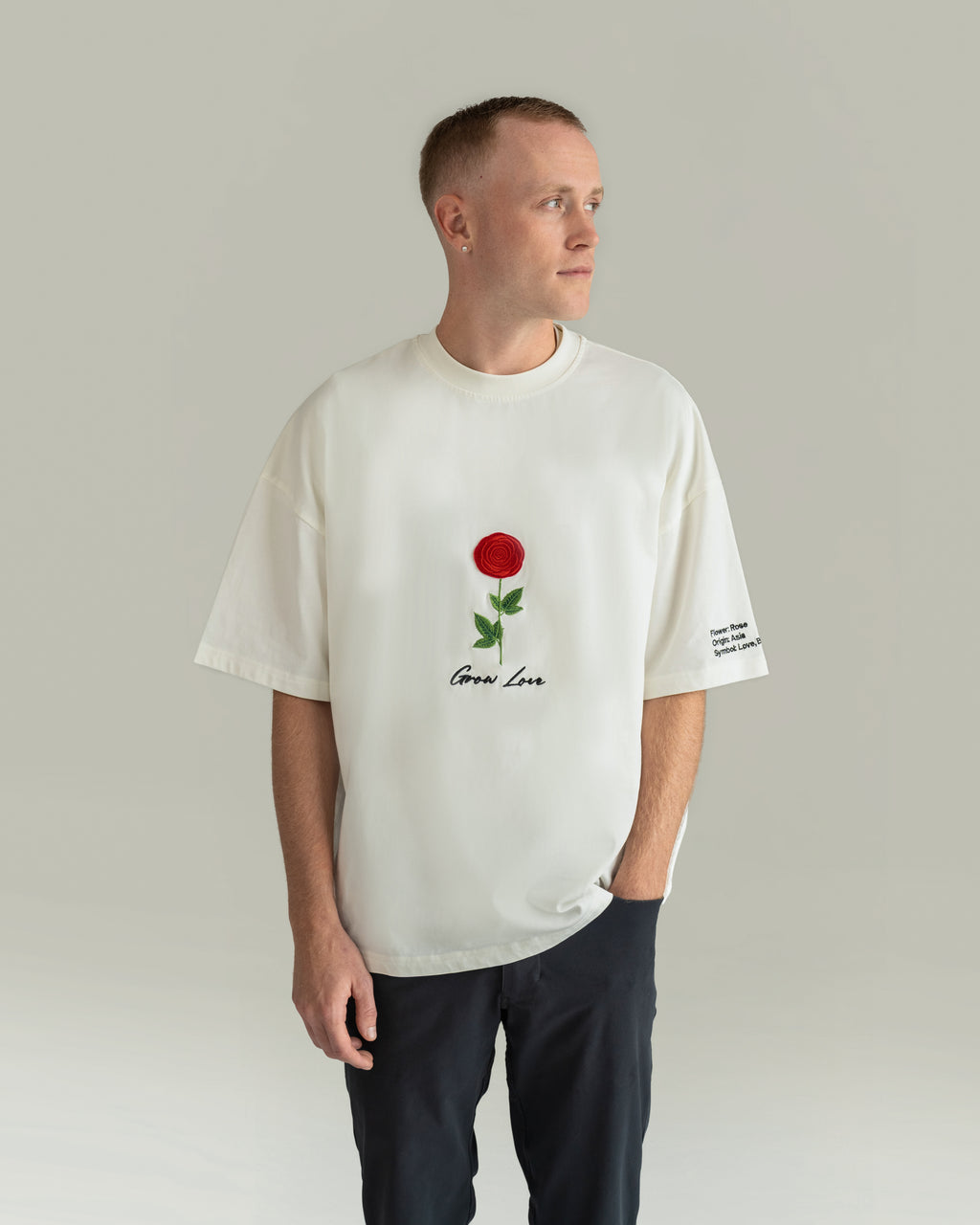 Off White Box Tee – Below the Bloom