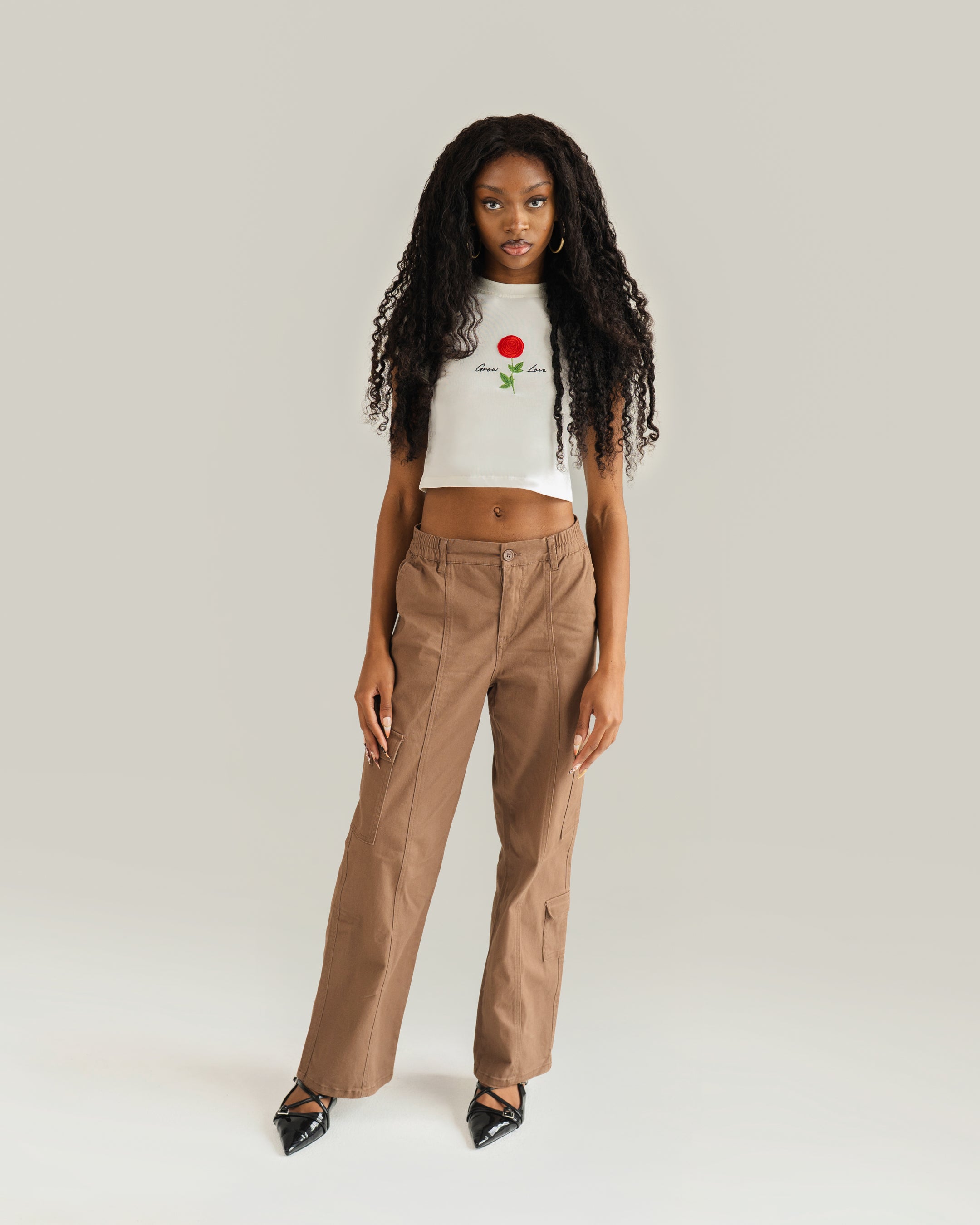 Off White Short Tee – In Between Bloom