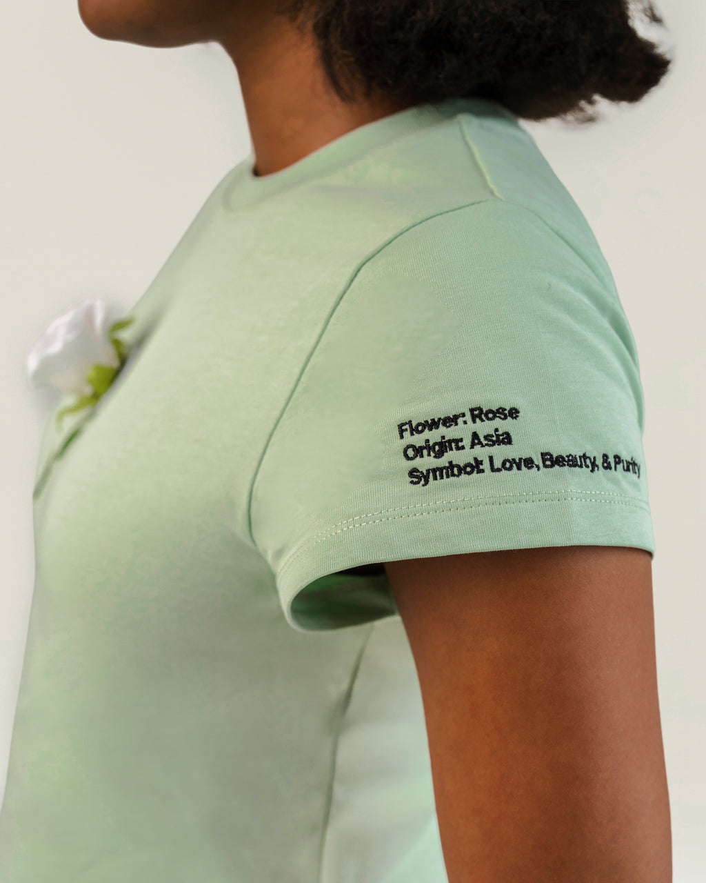 Sage Green Short Tee – Below the Bloom