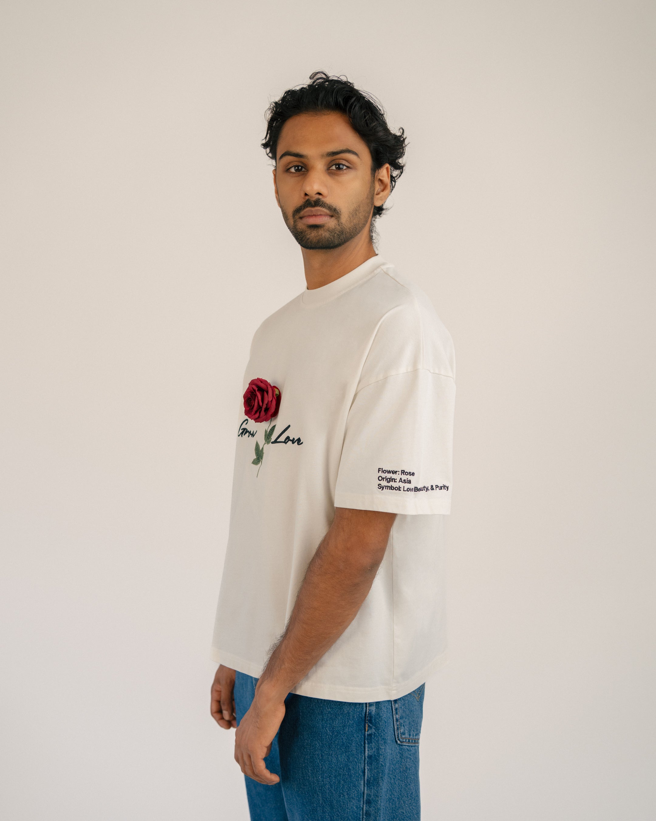 Off White Box Tee – In Between Bloom