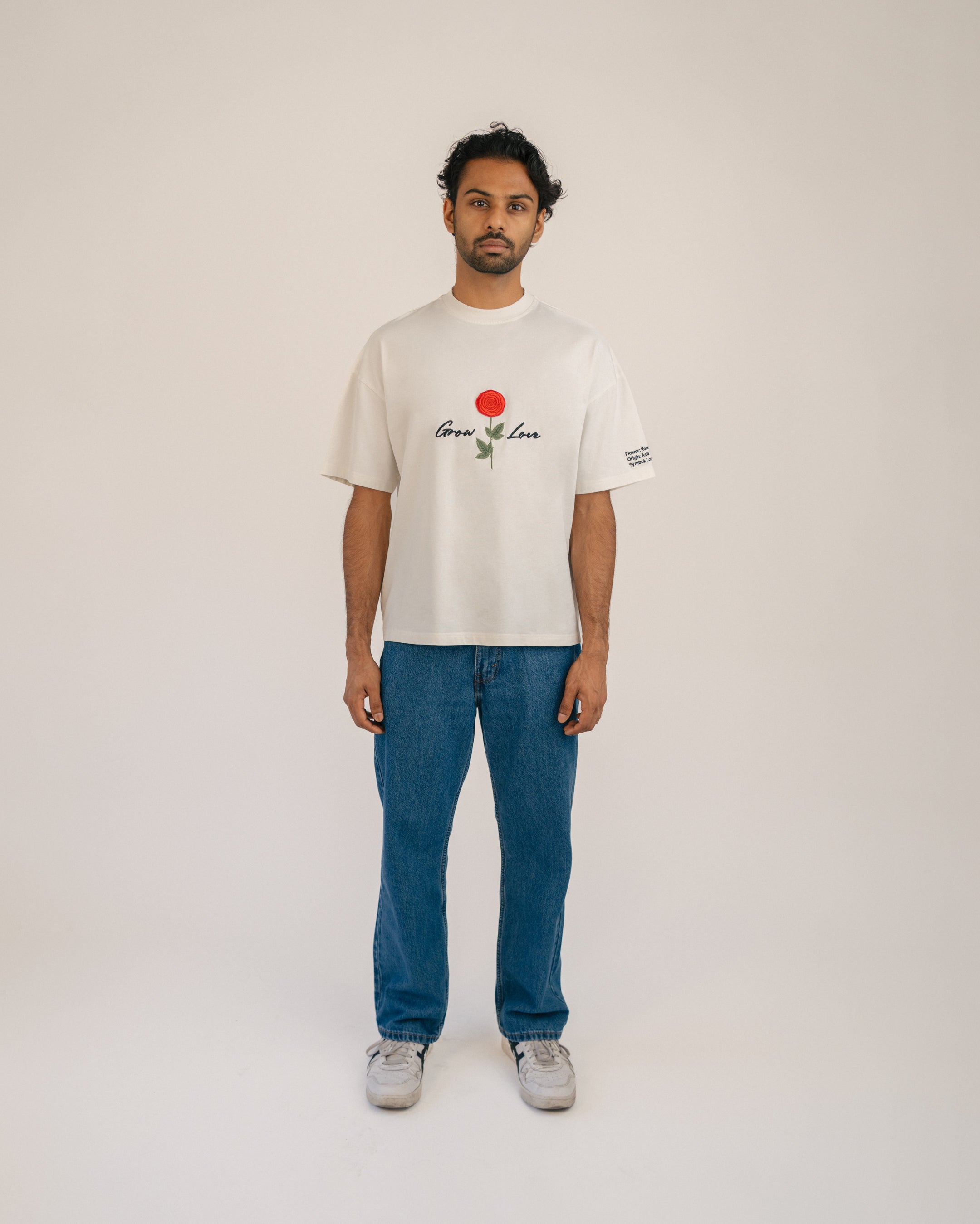 Off White Box Tee – In Between Bloom