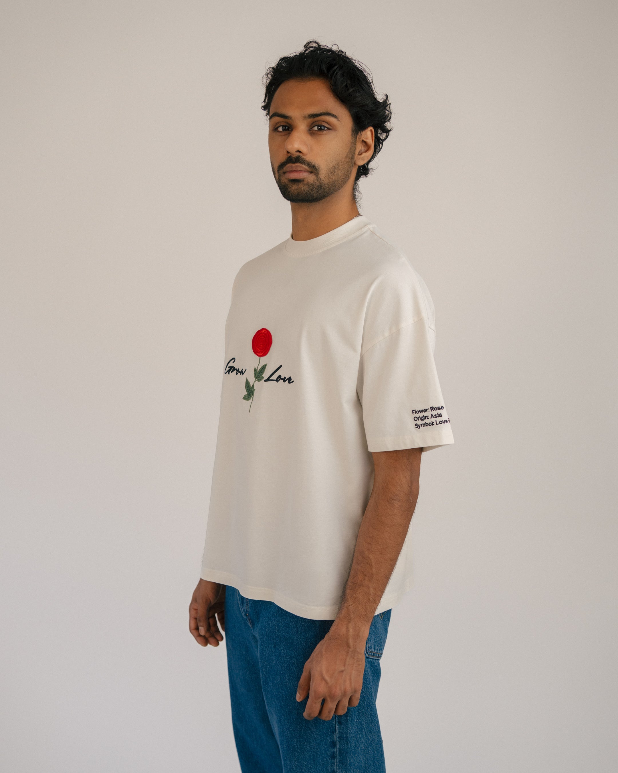 Off White Box Tee – In Between Bloom