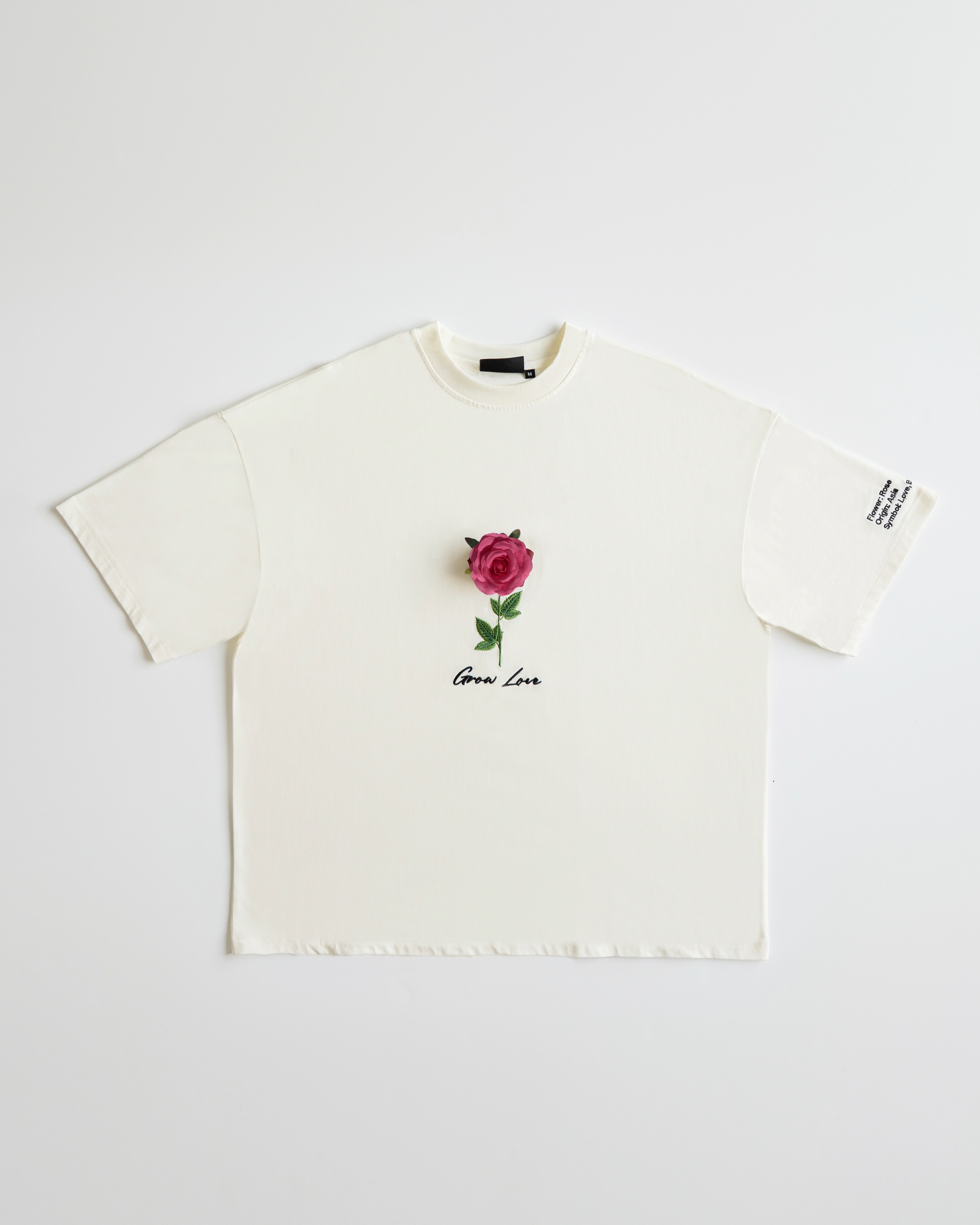 Off White Box Tee – Below the Bloom (+1 Flower)