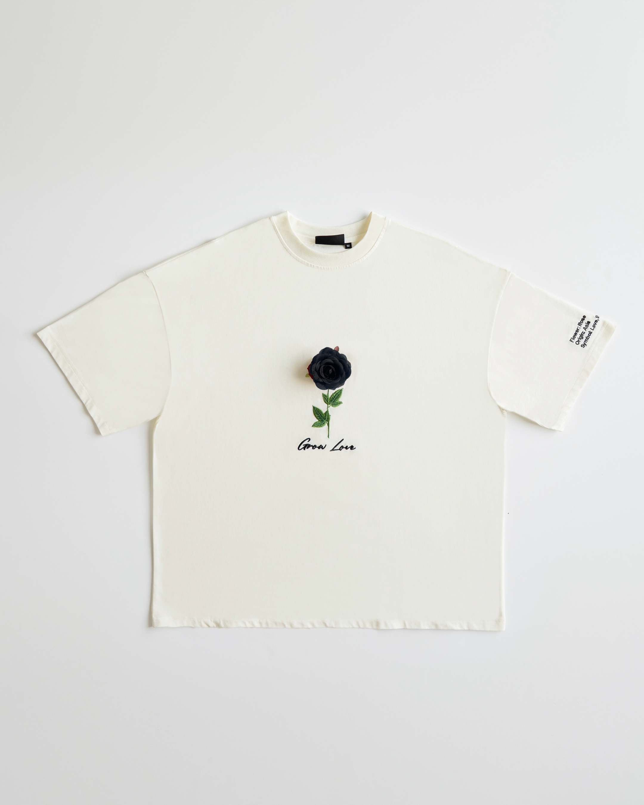 Off White Box Tee – Below the Bloom (+1 Flower)