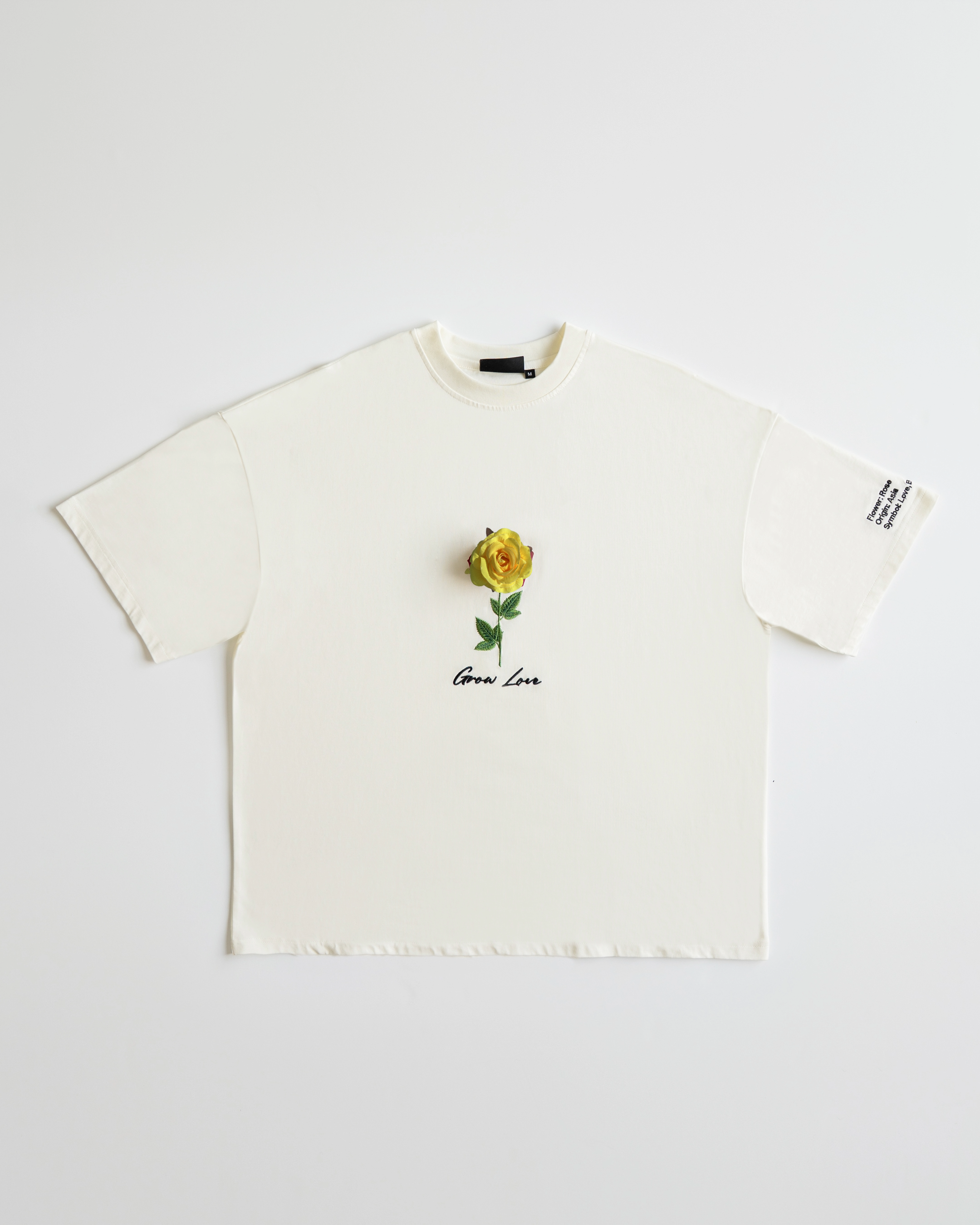 Off White Box Tee – Below the Bloom (+1 Flower)