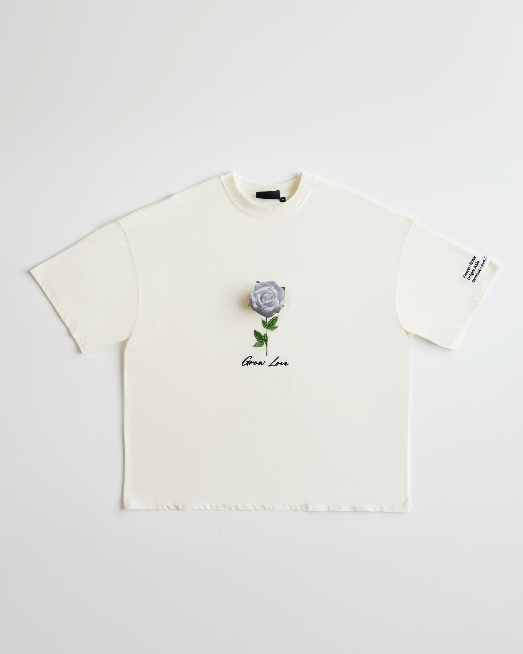 Off White Box Tee – Below the Bloom (+1 Flower)