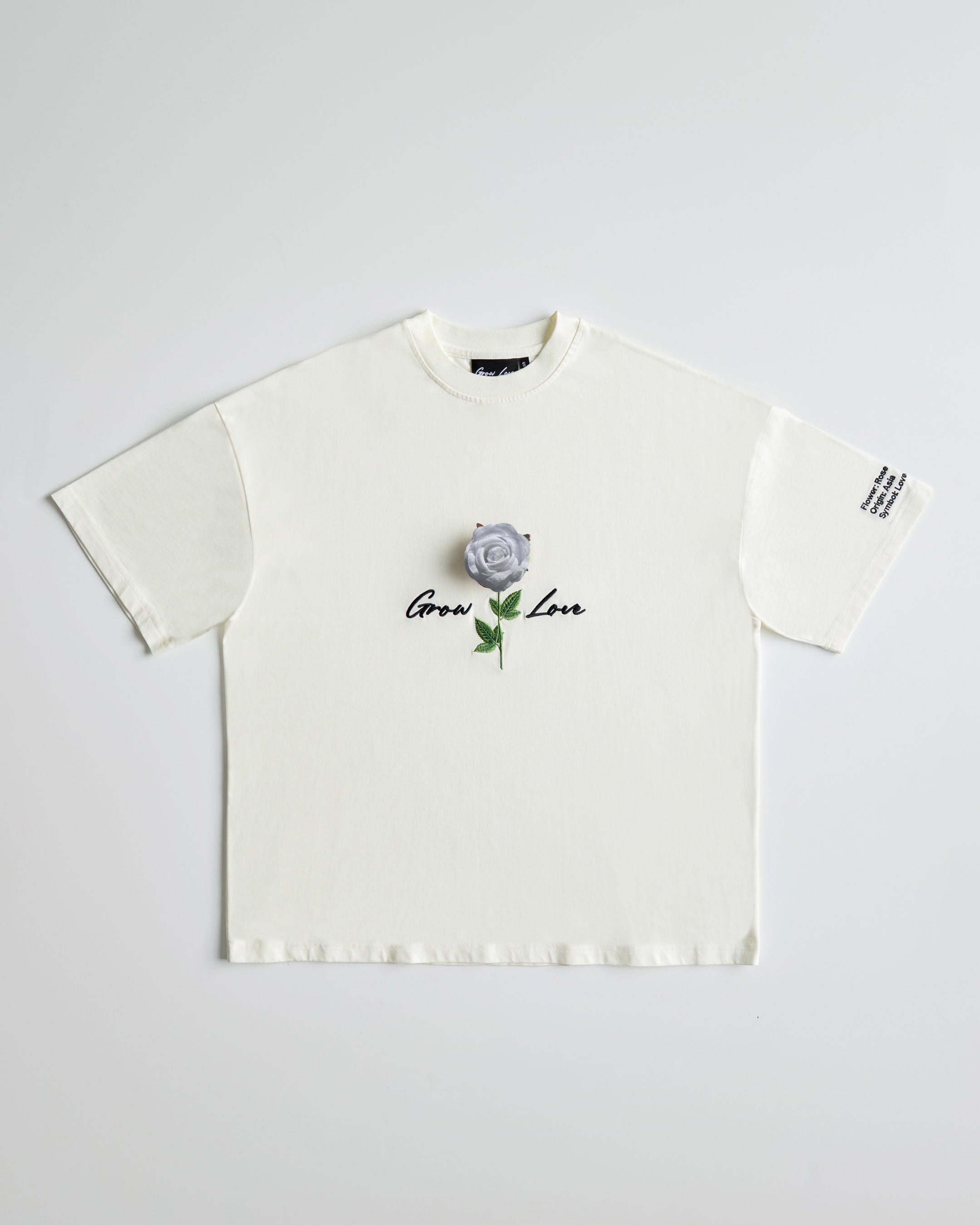Off White Box Tee – In Between Bloom (+1 Flower)
