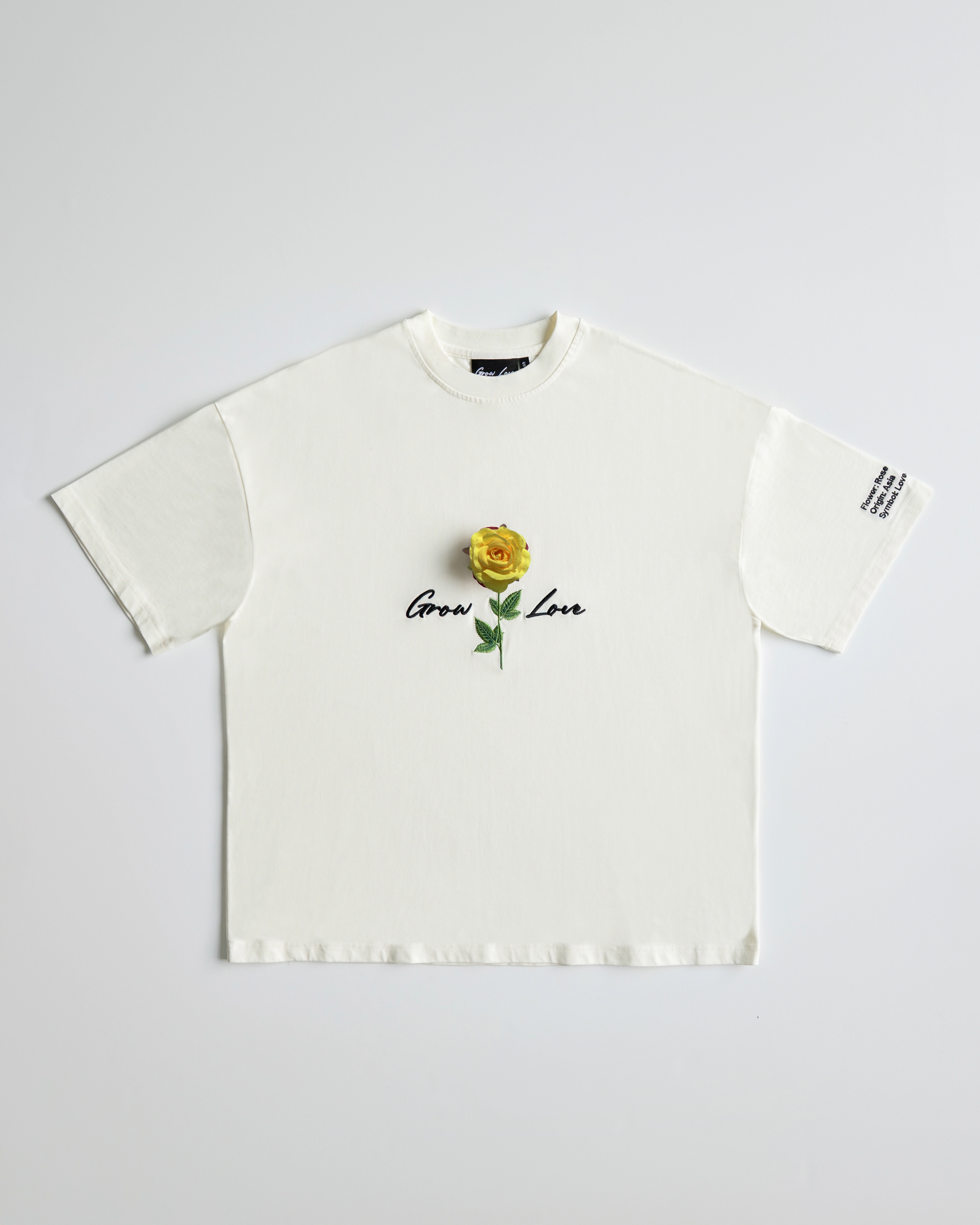 Off White Box Tee – In Between Bloom (+1 Flower)