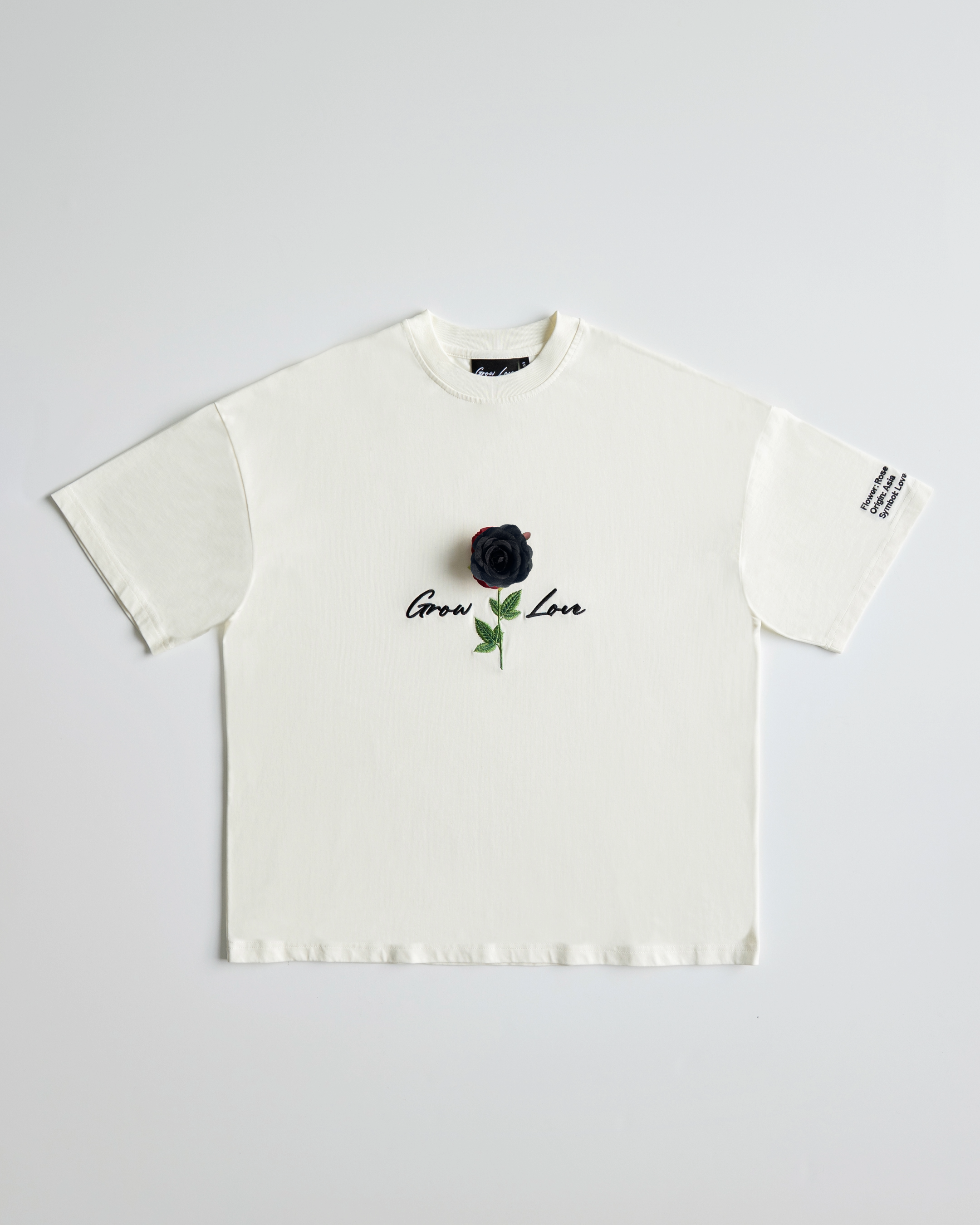 Off White Box Tee – In Between Bloom (+1 Flower)