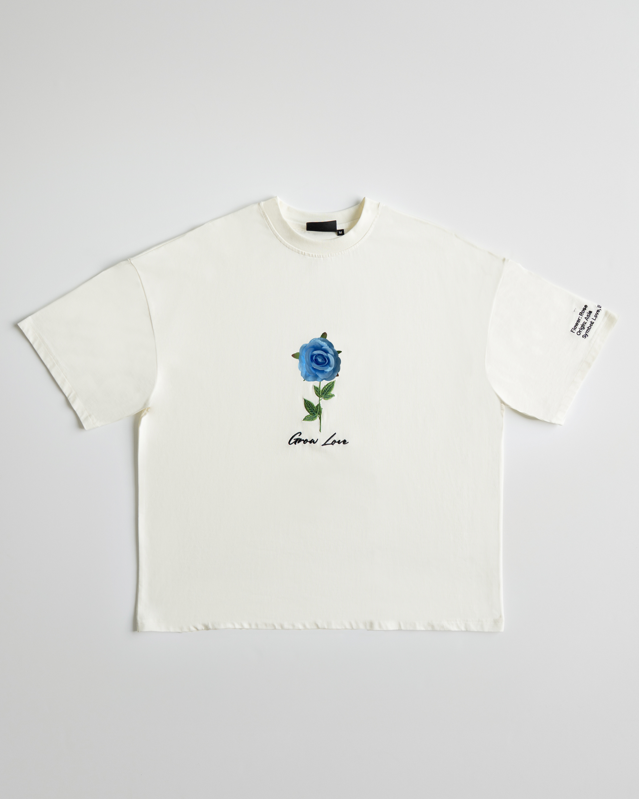 Off White Box Tee – Below the Bloom (+1 Flower)